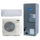 36000 BTU ACiQ Extreme Series 21.2 SEER2 Dual Central Zoned Mini Split Heat Pump System - R454B - 9 + 30 - ACIQ-36Z-HH-M5C / ACIQ-09W-HH-MD / ACIQ-30AHB-HH-MB