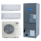 36000 BTU ACiQ Extreme Series 21.2 SEER2 Tri Central Zoned Mini Split Heat Pump System - R454B - 9 + 9 + 18 - ACIQ-36Z-HH-M5C / ACIQ-09W-HH-MD-2 / ACIQ-18AHB-HH-MB