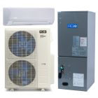 55000 BTU ACiQ Extreme Series 21.1 SEER2 Dual Central Zoned Mini Split Heat Pump System - R454B - 18 + 36 - ACIQ-55Z-HH-M6C / ACIQ-18W-HH-MD / ACIQ-36AHB-HH-MB