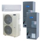 55000 BTU ACiQ Standard Series 20 SEER2 Tri Central Zoned Mini Split Heat Pump System - R454B - 12 + 24 + 24 - ES-55Z-M6C / ACIQ-12W-HH-MD / ACIQ-24AHB-HH-MB-2