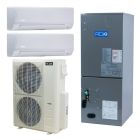 48000 BTU ACiQ Standard Series 22.2 SEER2 Tri Central Zoned Mini Split Heat Pump System - R454B - 12 + 12 + 24 - ES-48Z-M6C / ACIQ-12W-HH-MD-2 / ACIQ-24AHB-HH-MB