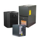 1.5 Ton 13.4 SEER2 80% AFUE 40000 BTU Low NOx Gas Furnace and R32 Air Conditioner System - Upflow - AQ-GLXS3BN1810 / AQ-CAPFA1818A3 / AQ-GR9S800403AX