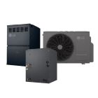 LG 1.5 Ton 17.5 SEER2 80% AFUE 40,000 BTU Gas Furnace & High Efficiency Heat Pump System - R32 Inverter Multi-Positional