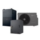 LG 2 Ton 17 SEER2 96% AFUE 80,000 BTU Gas Furnace & High Efficiency Heat Pump System - R32 Inverter Upflow/Horizontal