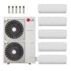 LG 48000 BTU Multi F LGRED 20.5 SEER2 5 Zone Wall Mount Mini Split Heat Pump System - R32 | 230V - 9 + 9 + 9 + 9 + 18