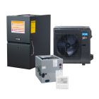 Hybrid 4 Ton 15.2 SEER2 80% AFUE 100000 BTU Low NOx Furnace and High Efficiency Heat Pump System | Extreme Series - R454B - Downflow / Horizontal - ACIQ-48-HPD / ACIQ-48-ACL-B / AQ-GD9T801005CX