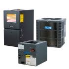 ACiQ 1.5 Ton 14.3 SEER2 80% AFUE 60,000 BTU Low NOx Furnace & AC System - R32 Downflow/Horizontal - AC-I-18AC14 / AC-I-1824ACL-17 / AQ-GD9T800603BX