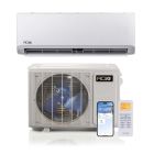 9,000 BTU 24.5 SEER2 ACiQ Single Zone Wall Mounted Mini Split System w/ WiFi - 115V - R454B - ACIQ-09ZS-HP115C / ACIQ-09WS-HP115C