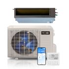 12,000 BTU ACiQ Standard 19.5 SEER2 Single Zone Concealed Duct Mini Split Heat Pump System - R454B | 230V