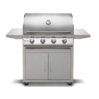 Blaze LBM 32-Inch 4-Burner Gas Grill W/Freestanding Cart - BLZ-4LBM