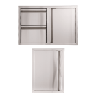 Buck Grill 32" Double Drawer Combo / Access Door / 18" Access Door 304 Stainless Steel Outdoor Kitchen Cabinetry Package - BO-PKG-38-40