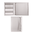 Buck Grill 39" Triple Drawer Combo / Access Door / 18" Access Door 304 Stainless Steel Outdoor Kitchen Cabinetry Package - BO-PKG-38-30