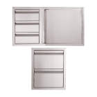 Buck Grill 39" Triple Drawer Combo / Access Door/ 16" Double Access Drawer 304 Stainless Steel Outdoor Kitchen Cabinetry Package - BO-PKG-38-23