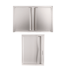 Buck Grill 32" 18" Access Door / Double Access Door / 304 Stainless Steel Outdoor Kitchen Cabinetry Package - BO-PKG-38-50