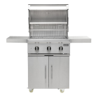 Coyote C-Series 34-Inch 3-Burner Gas Grill W/Freestanding Cart - C3C34-FS