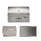 Coyote Charcoal 36-Inch Built-In Grill W/Outdoor Kitchen Package Options - C3CH36-PKG-1