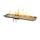 Outdoor Greatroom 12" x 42" Linear Crystal Fire Plus Gas Burner - CFP1242-K-B