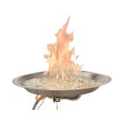 Outdoor Greatroom 20" Round Crystal Fire Plus Gas Burner - CFP20-K-B