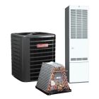 Goodman 3.5 Ton 13.4 SEER2 80% AFUE 90,000 BTU Mobile Home Air Conditioner and Gas Furnace System - GLXS3BN4210 / ACiQ-MH59AU4VYEC / MG1E-B090F1ABM1