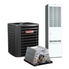 Goodman 2.5 Ton 14.3 SEER2 95% AFUE 72,000 BTU Mobile Home Heat Pump and Gas Furnace System - GLZS4BA3010 / ACiQ-MH36EU3VYED / MG2R-B072F1ACM1