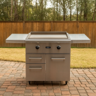 Coyote Gas Griddle 30-Inch W/Freestanding Cart - C3FTG30-FS