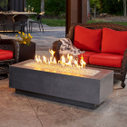 Outdoor Greatroom Cove 54" Linear Gas Fire Pit Table in Midnight Mist - CV-54MM-B
