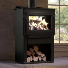 Drolet Deco Alto Large Wood Burning Stove - Heats Up To 2100 Square Feet