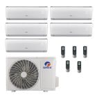 42,000 BTU Gree Vireo 21 SEER2 Five Zone Wall Mount Mini Split Heat Pump System - R32 | 230V - 9 + 9 + 9 + 9 + 12