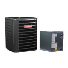 1.5 Ton 13.4 SEER2 Goodman R32 Air Conditioner with Upflow/Downflow 14" Cased Coil - GLXS3BN1810 / CAPFA1818A3