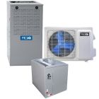 2.5 Ton 16 SEER2 80% AFUE 110,000 BTU ACiQ High Efficiency Gas Furnace and Air Conditioner System | Inverter - ACIQ-30-AC / ACIQ-36-ACL / G80CTL1102120A