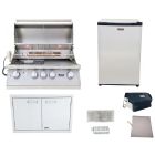 Lion L75000 32-Inch 4-Burner Built-In Gas Grill & Outdoor Kitchen Package - 75625 / 75623 *FREE Gourmet Package w/Purchase