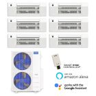 48,000-BTU-MRCOOL-DIY-5th-Gen-21.8-SEER2-Six-Zone-Ceiling-Cassette-Mini-Split-Heat-Pump-System-R454B-|-230V-6-6-9-9-9-9 - DIY-MULTI6-48HP / DIYCASSETTE06HP-230-2 / DIYCASSETTE09HP-230-4