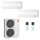 36,000 BTU Mitsubishi FX-Series Dual Zone Mini Split | 12 + 18