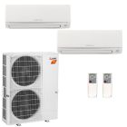 36,000 BTU GX-Series Dual Zone Hyper Heat Mini Split | 15K + 15K | R454B