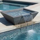 Prism Hardscapes Lombard Pedestal 29" Square Water Bowl- PH-445-WBC