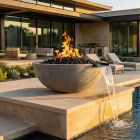 Prism Hardscapes Moderno 2 29" Round Fire & Water Bowl - PH-446-FWBC