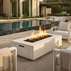 Prism Hardscapes Porto 68" Rectangular Gas Fire Pit with Propane Tank Storage Base - PH-422