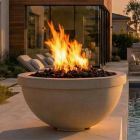 Prism Hardscapes Sorrento 33" Round Gas Fire Bowl - PH-444-FBC