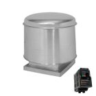 US Fan 15" Down Blast Roof Exhaust Fan with VFD Controller, Belt Drive, 1812 CFM, 1/4 HP, 208 Volts, 3 Phase - PV150E1-.25-3P / L510-201-H3-U