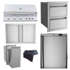 RCS Premier Series 40-Inch 6-Piece Built-In Grill Package