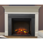 SimpliFire 30" Built-In Electric Fireplace with Remote Control, Heater & Logs