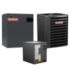 5 Ton 16.2 SEER2 Goodman R32 Electric Furnace and Air Conditioner System - Upflow/Downflow - 24.5" - GLXS5BA6010 / CAPTA6030D3 / MBVB20DP1X00