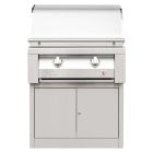 Summerset 30" Resort Commercial 2 Commercial Burner Freestanding Gas Grill 304 Stainless Steel with Cart for Propane - SBG30L / SBG30-PED