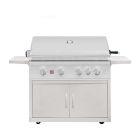 Summerset 40" TRL PRO 4 Burner Freestanding Gas Grill with Rotisserie & Rear Burner with Cart for Natural Gas - TRLPRO40 / CART-TRL40