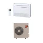 9,000 BTU Mitsubishi M-Series Floor Mount Mini Split – 17 SEER2, Hyper-Heating, Quiet & Eco-Friendly R454B Comfort for Compact Spaces