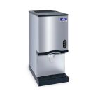 Manitowoc 16 1/4" NEO Air Cooled Countertop Nugget Ice Maker & Dispenser - 10 lb. Bin with Lever Dispensing - 115V - CNF0201A-L