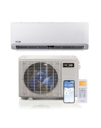 12,000 BTU 23.2 SEER2 ACiQ Single Zone Wall Mounted Mini Split System w/ WiFi - 115V - R454B - ACIQ-12ZS-HP115C / ACIQ-12WS-HP115C