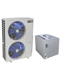 ACiQ 4 Ton 15.5 SEER2 High Efficiency Air Conditioner with 24.5" Multi-Positional Cased Coil | Inverter - R410A