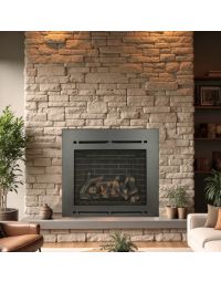 36" Gas Direct Vent Fireplace w/Remote Control & Blower by Breckwell - BH3024