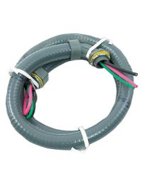 Electrical Whip 1/2" X 6' 10 Gauge Metallic - 84136
